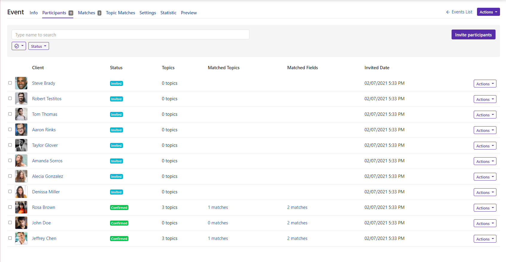 A powerful new community and membership matchmaking platform for matching people within events and groups