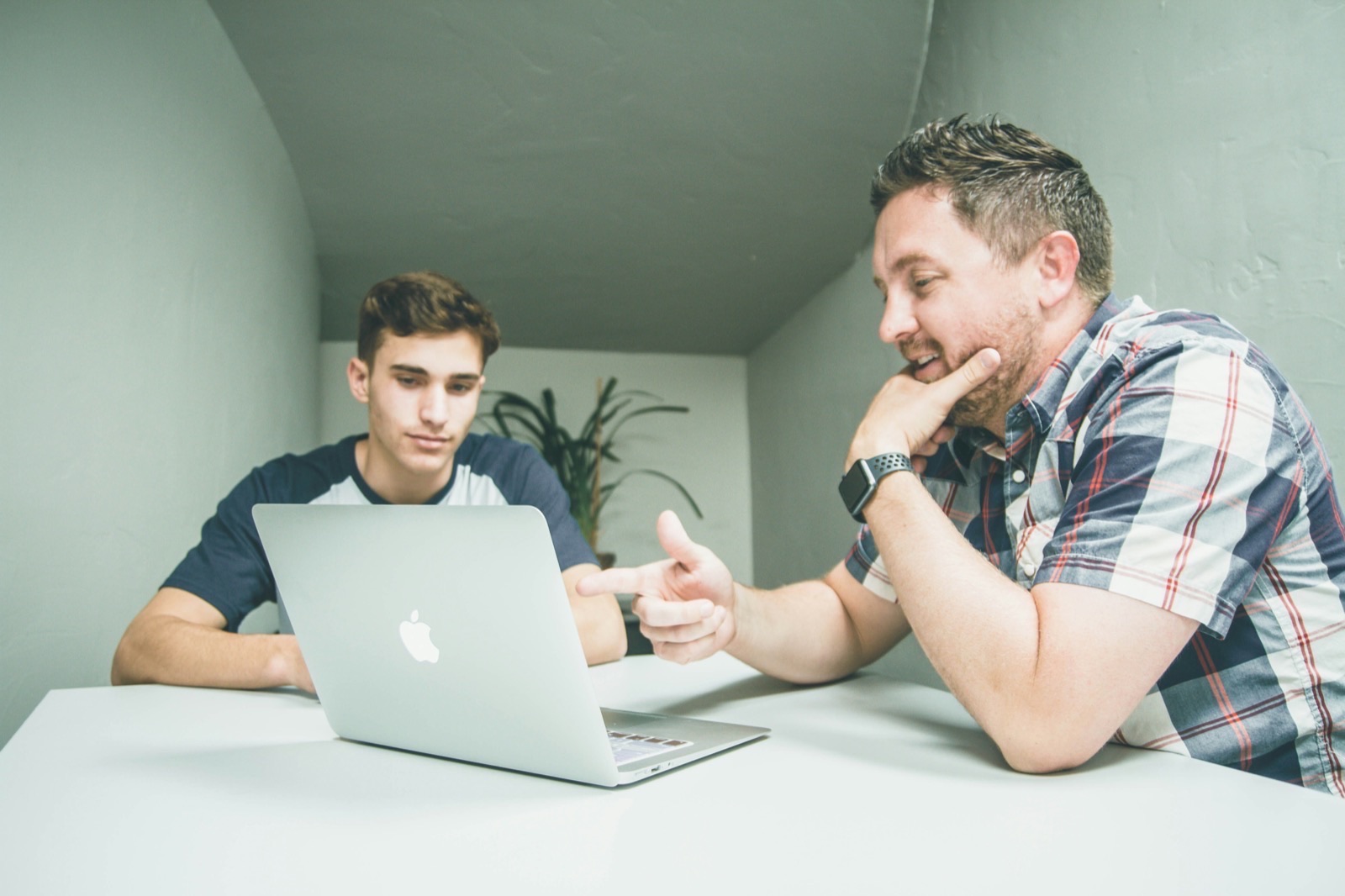 two guys in the office mentor mentee relationship