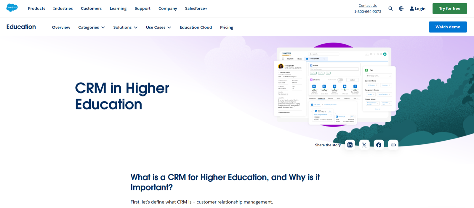 Salesforce CRM for Higher Education