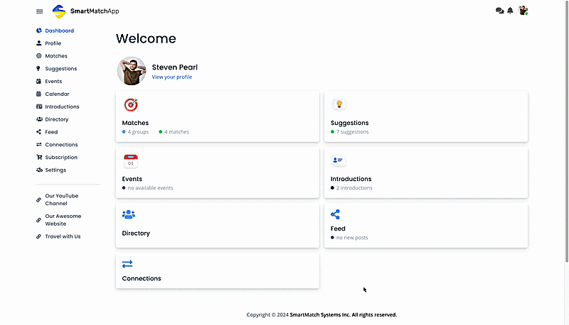 matchmaking software crm old profile wizard user interface