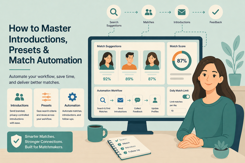 How to Master Introductions, Presets & Match Automation in Your Matchmaking Software