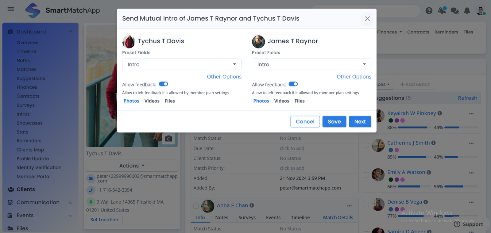 automating mentor-mentee introductions with smartmatchapp