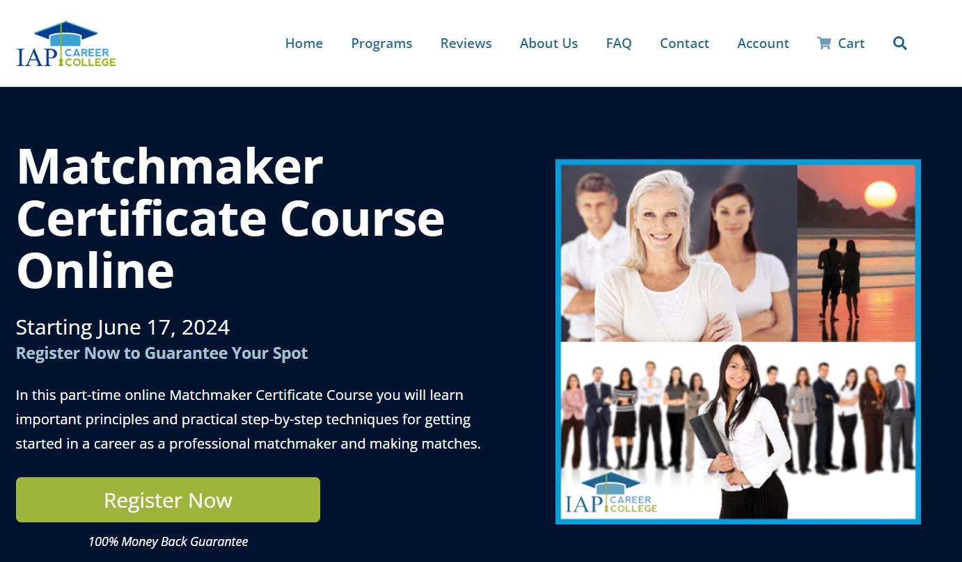 IAP Career College Matchmaker Certificate Course