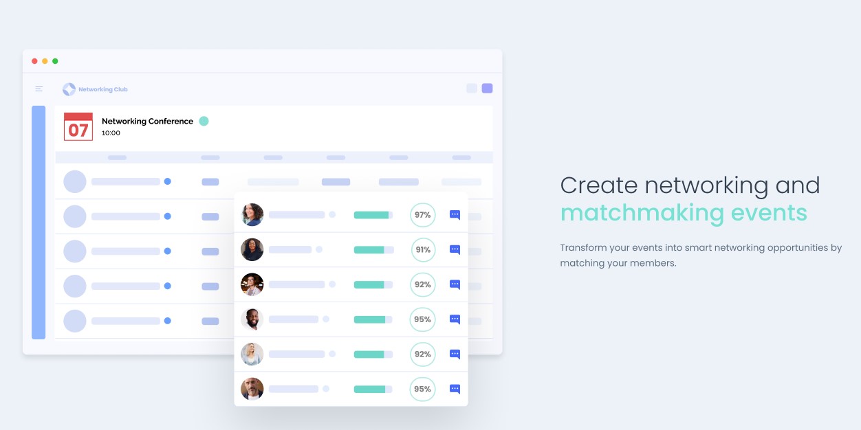 matchmaking software for networking and matchmaking events